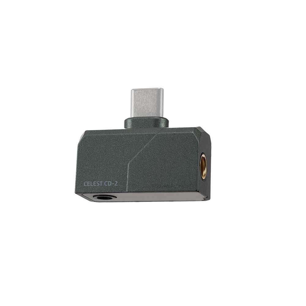 Celest CD-2 Draagbare DAC Type-C naar 3,5 mm 4,4 mm Audio HiFi Koptelefoon Decoder Hoofdtelefoonversterker voor Android iOS Mac Win10: WHITE