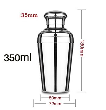 Mushroom-Shaped Cap Cocktail Shaker Bar Tools: 350ml