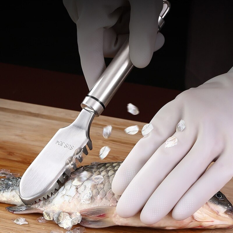 Stainless Steel Fish Scale Scraper Household Manual Fish Scraper Portable Gadget