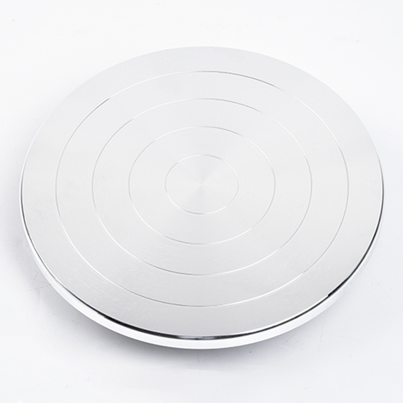 2 Stuks Draaibare Draaitafel 360 Universele Draaitafelondersteuning Antislip Draaiplateau Met Stalen Kogellager Voor Monitor Huishoudelijke Artikelen Ambachten 20 Cm