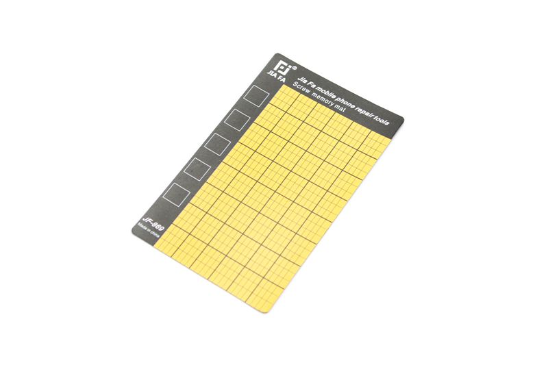 Bakeey 145x90mm Magnetische Schroef Mat Mobiele Telefoon Reparatie Gereedschap Opslag matten geel Demonteren Geheugen Grafiek Werk Pad universele