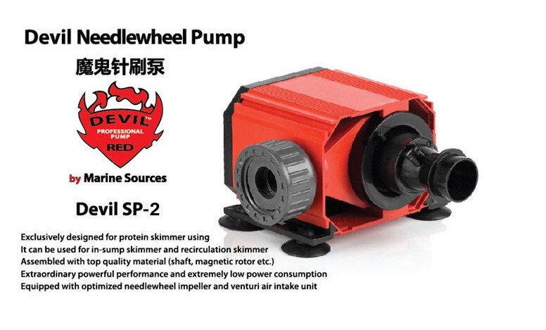 marine source Red Devil SP2 needle wheel rotor pump, dedign for Protein Skimmer