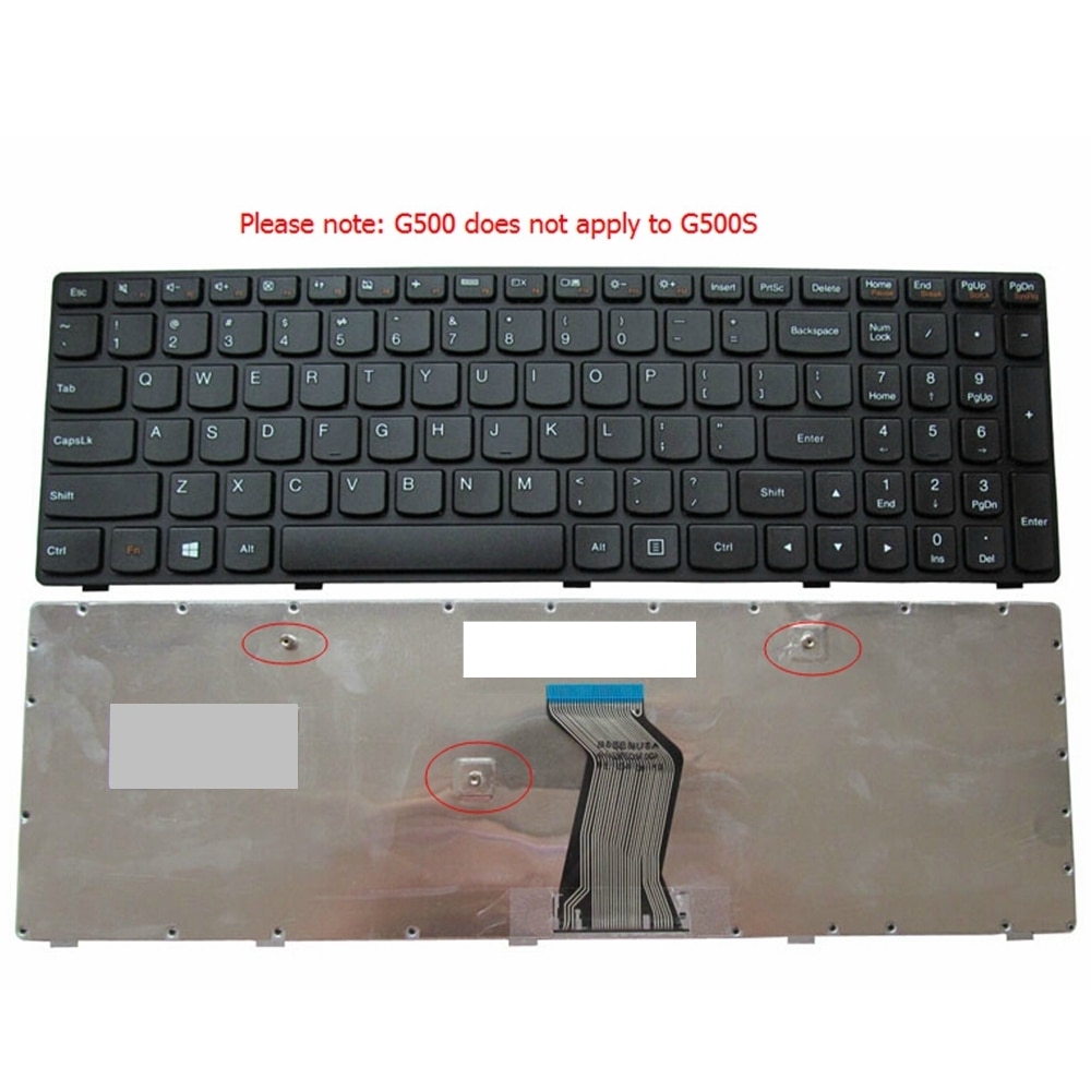 Teclado para portátil LENOVO G500, G510, G505, G700, S510P, G710, (no apto para G500S)