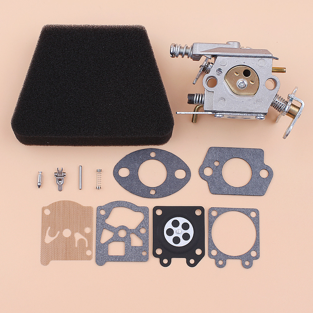 Carburador filtro de aire juego de reparación de junta para Mcculloch Mac 335 435 440 Partner 350 351 piezas de repuesto para motosierra de Gas Walbro 33-29 Carb