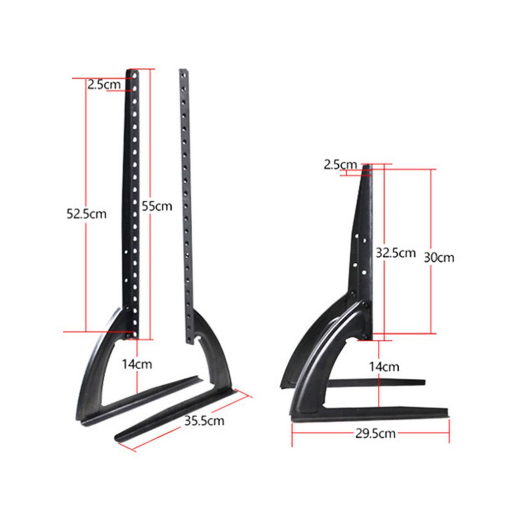 Universal Smart Tv Stand Base Voor 32 ''-70" Plasma Lcd Flat/Gebogen Scherm Hoogte Verstelbare Monitor beugel Anti-Kras