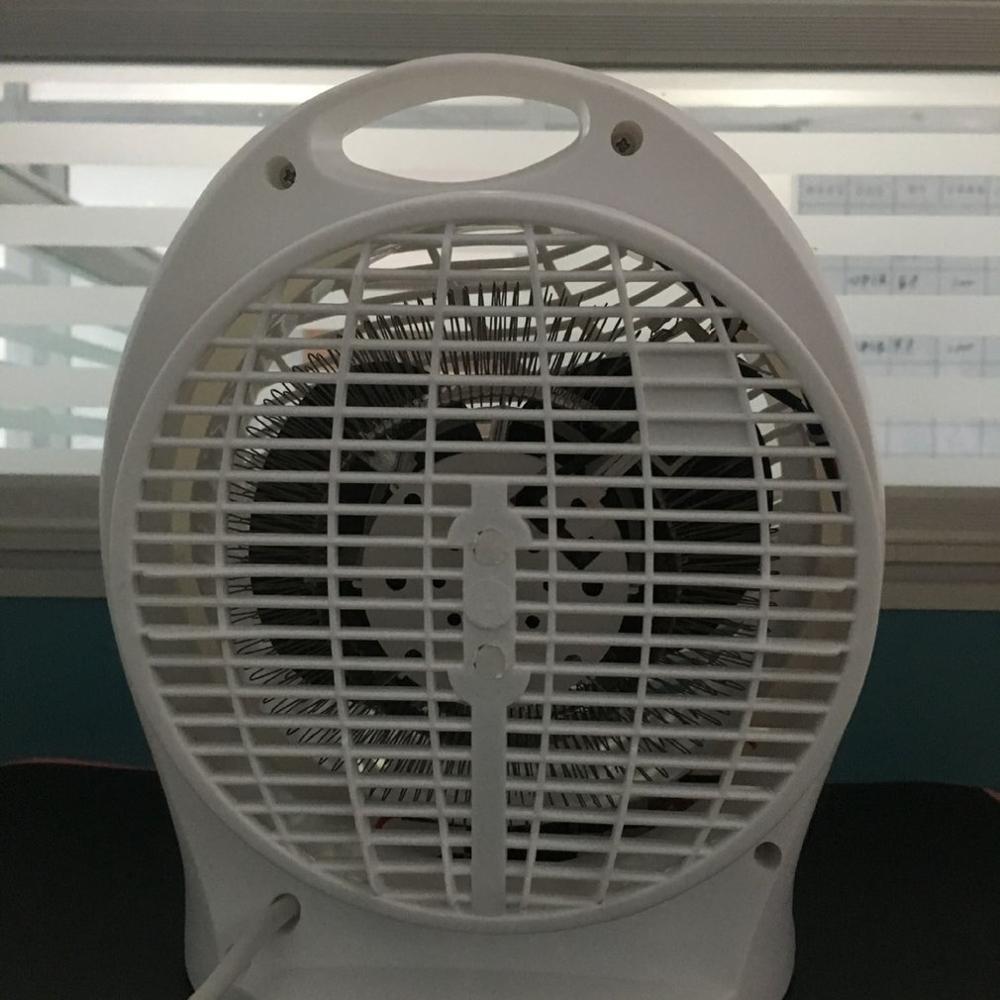 UK/US/EU Portable Fan Heater Adjustable Thermostat Floor Table Desk Heater 2000W Heater 2 Heat Settings Fan Heater