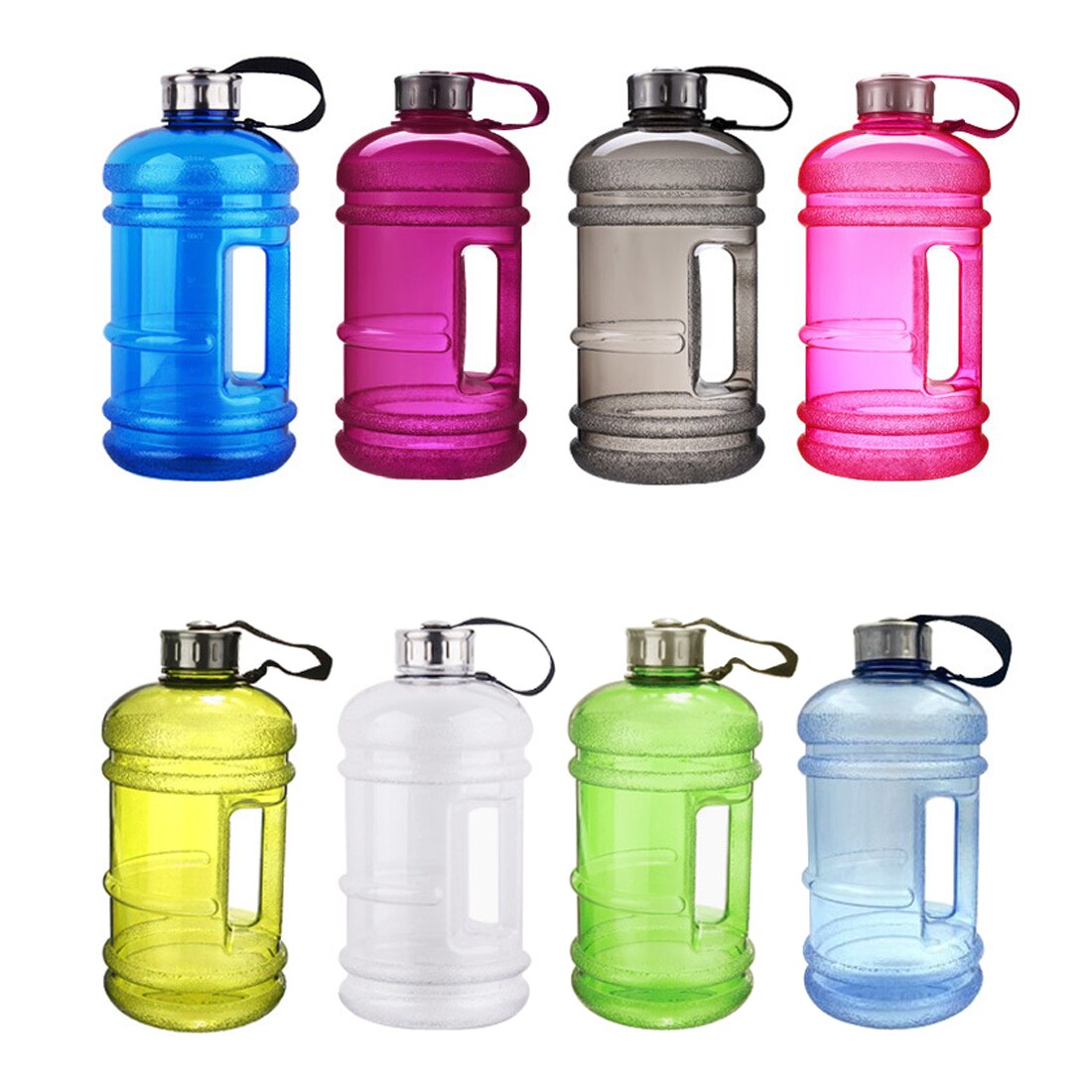 draussen Große Kapazität 2,2 L Wasser Flasche Sport Fitnessstudio Raum Halbe Gallonen Fitness Ausbildung Camping Lauf trainieren Wasser Flasche