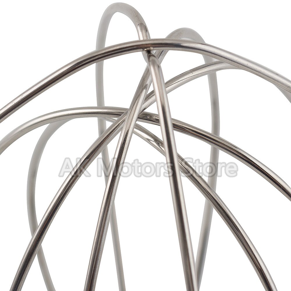 Batidor de 6 cables, accesorio para KitchenAid K45WW KSM90 KSM150 K455, acero inoxidable