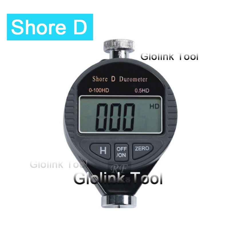 Digital gauge Shore hardness Durometer Digital Hardness Tester Hardness Meter Shore A for Plastic, leather, rubber, multi-resin: Yellow