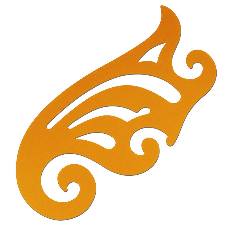 30 CM yellow curve ruler soft 30 cm curve plate / Cloud Ruler / Cloud Ruler / drawing ruler