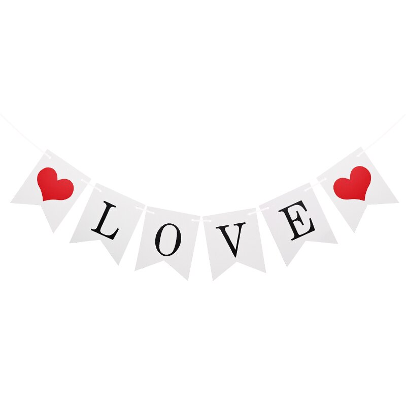 Just Married Wedding Banner Bride To Be Paper Banner Bridal Shower Marry Me Photo Props Rustic Garland Engaged Party Table Decor: B03