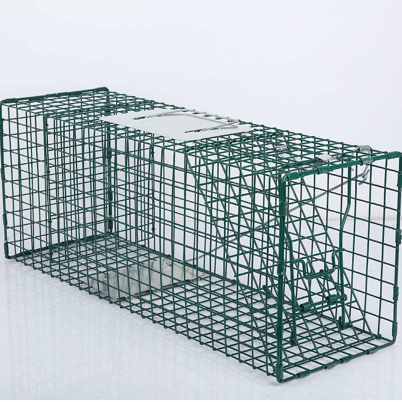 Cat Catching Cage Fully Automatic Cat Catching Tool Humane Rescue Supermarket Extra Large Catching Wild Cat Cage Folding Style