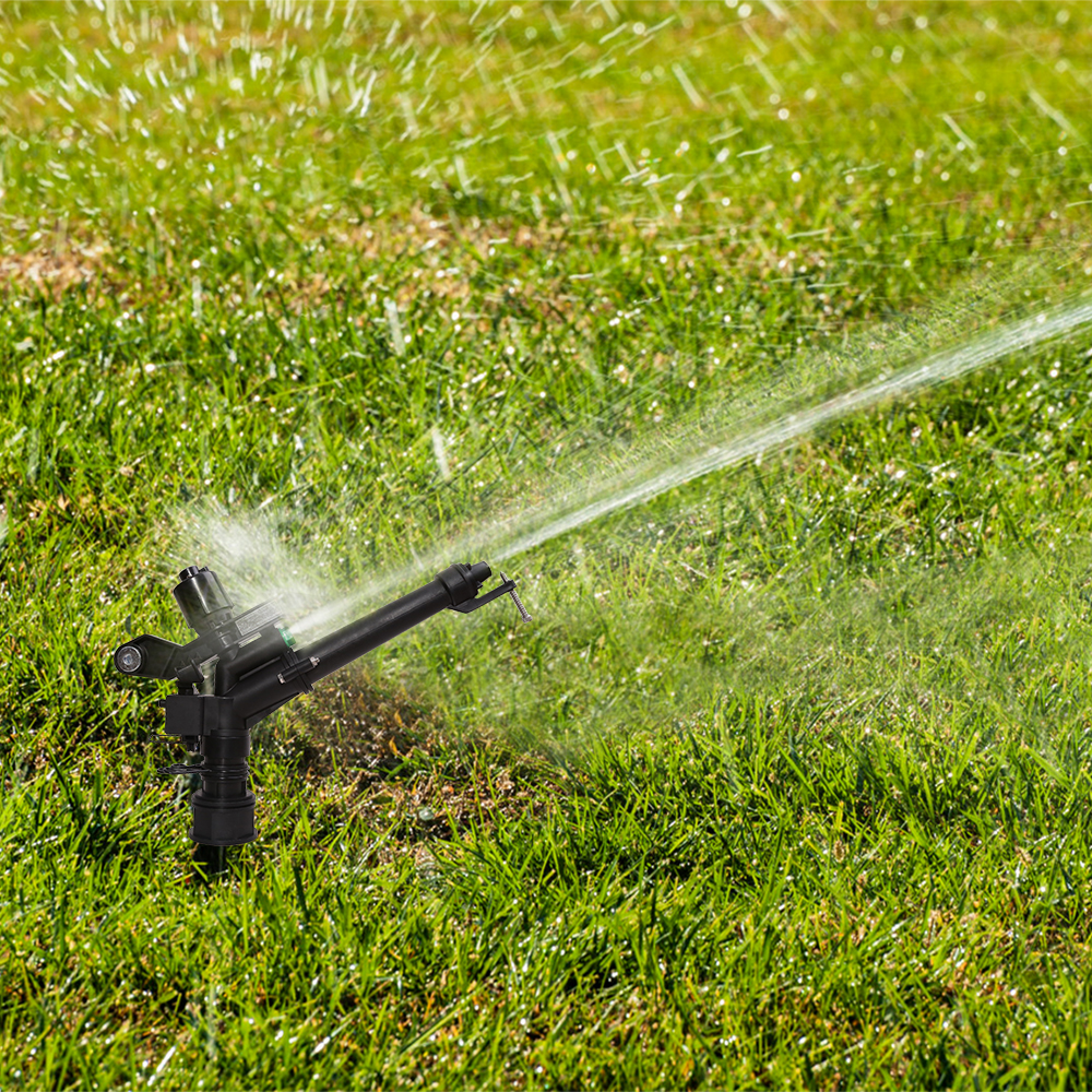 1.5 Inch Draad Roterende Sprinkler Farm Rocker Mondstuk 360 Graden Verstelbare Mighty Power Nozzle Gazon Landbouw Irrigatie