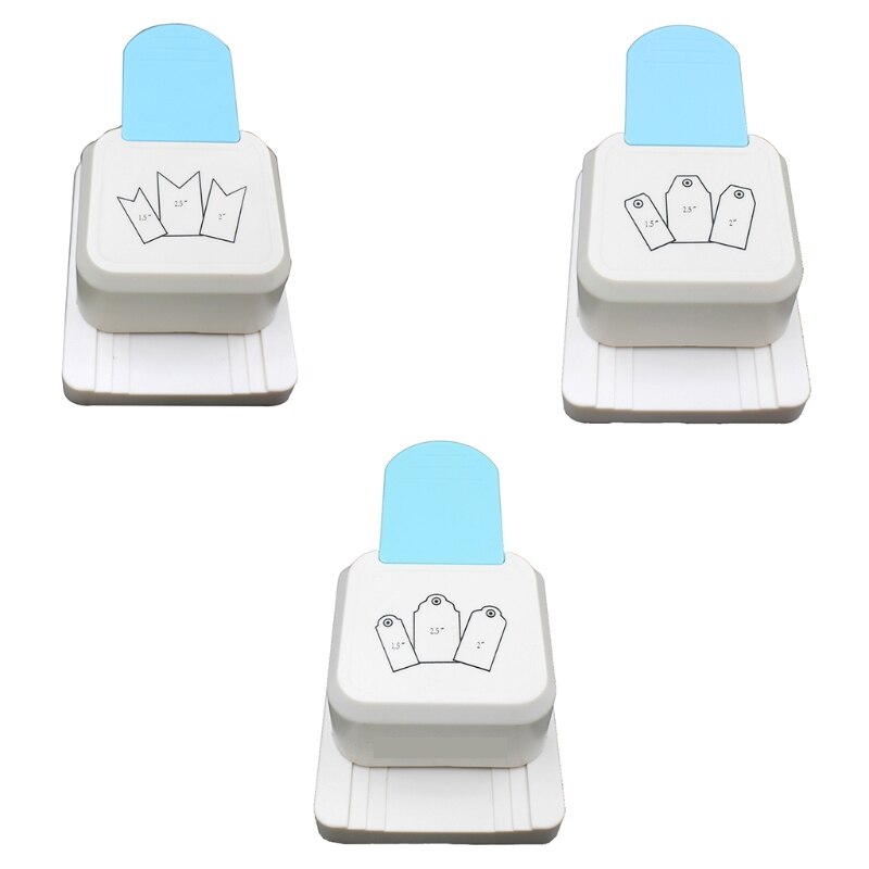 3 Way Paper Punch 3 in 1 Corner Trimmer Cutter for Card Photo Paper Business Cards Card DIY Filmy Plastic Card