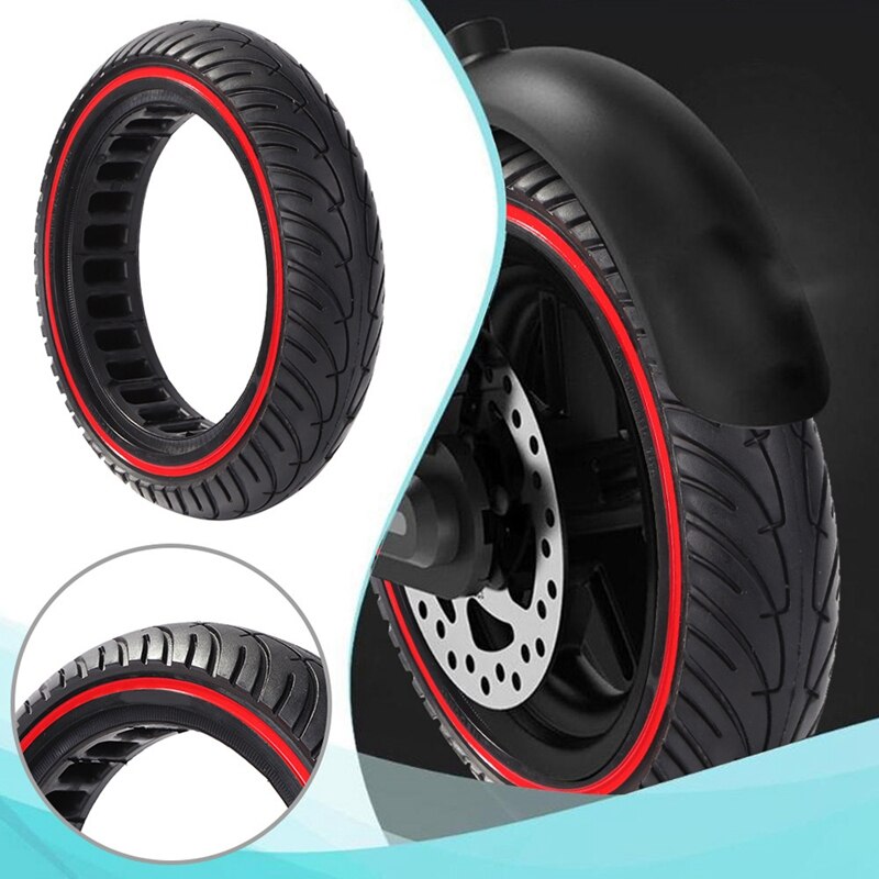 Electric scooter honeycomb solid tires damping anti-skid scooter hollow vacuum tires parts for  m365 per