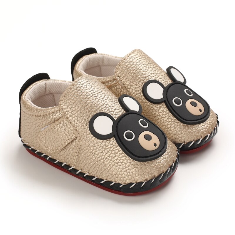 2021 primavera/outono tênis novos sapatos de bebê meninos macio-sola antiderrapante bonito dos desenhos animados sola de borracha sapatos casuais da criança para 0-18m