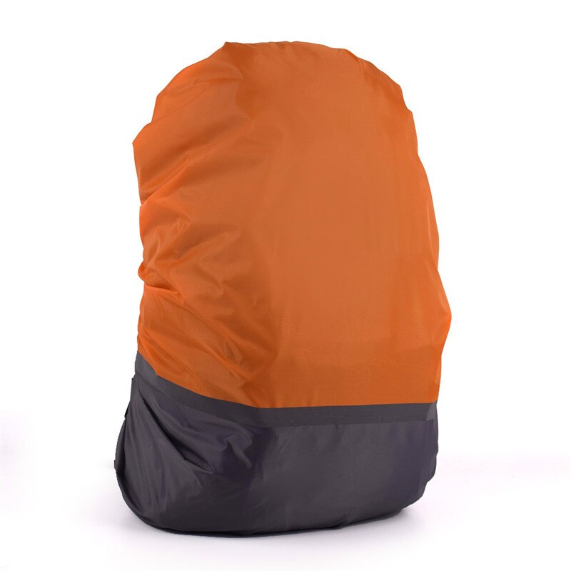 Waterproof Bag Cover 30L to 55L Polyester Milticolor with Reflective Strip Backpack Dust Rain Cover For Camping Hiking Climbing