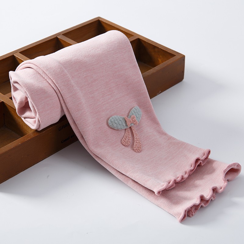Leggings informales de Color sólido para niñas, pantalones de 2 a 11 años, primavera y otoño, novedad: Z pink legging / 10T 11T-size150