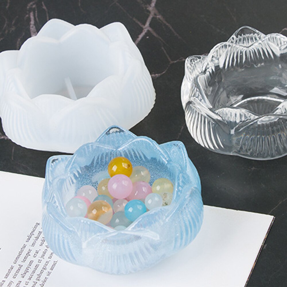 FineInno Kandelaar Hars Mallen Candle Holder Resin Mold Hand Houd Schedel Siliconen Mal Bloempot Epoxyhars Gietvorm voor DIY Sieraden Dienblad Schaal Snoep Container