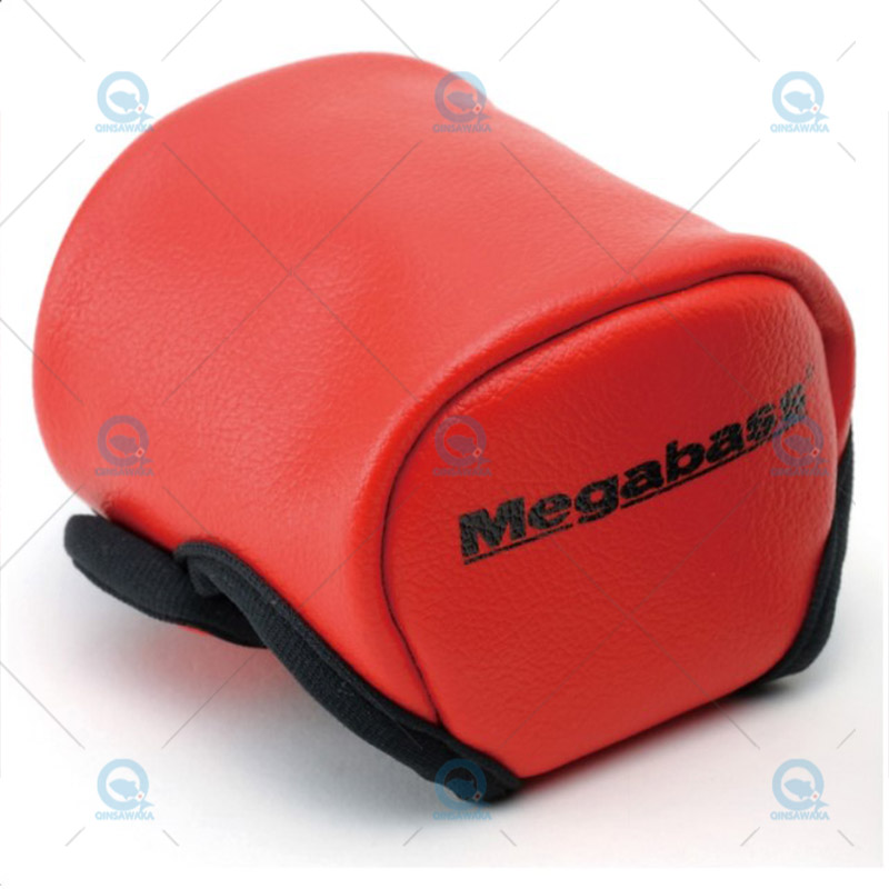 Sac de moulinet de pêche Megabass en cuir, édition limitée du japon, housse de protection pour moulinet de pêche: YELLOW