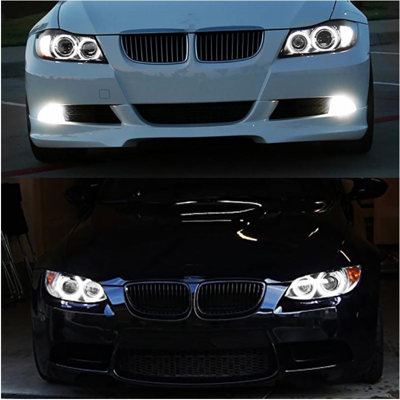 2 stücke Für BMW E39 525i 530i 540i E39 M5 E60 525i 525xi 530i 530xi 545i LED Angel Eyes licht scheinwerfer Lampe CANBUS 10W weiß shell