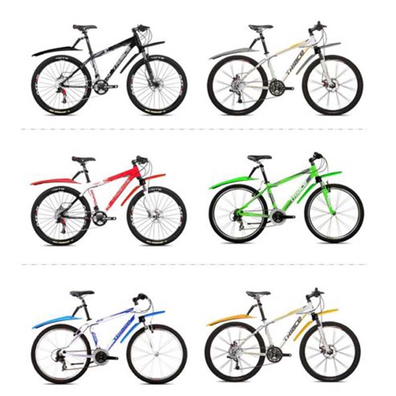 2 stk cykel mountainbike cykel forskærm bagskærm stænkskærm sæt til mtb landevejscykel vinger