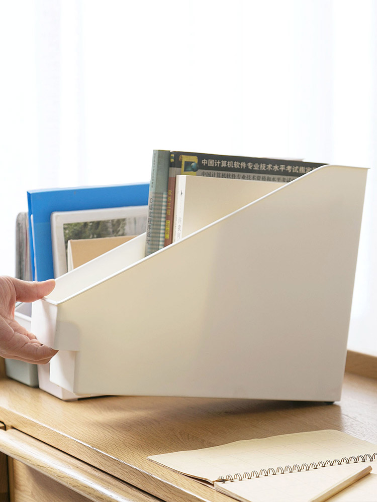 School Supplies Document Storage Basket Desk File Storage Box Office Organizer Magazine Holder