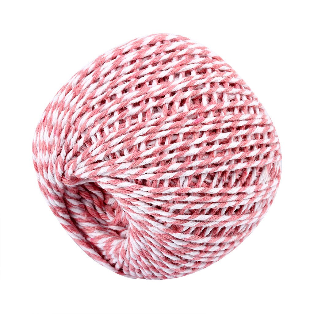 100M Natural Burlap Hessian Twine Cord Hemp Rope Party Wedding Wrapping Cords Thread DIY Scrapbooking Craft Decor L*5: E