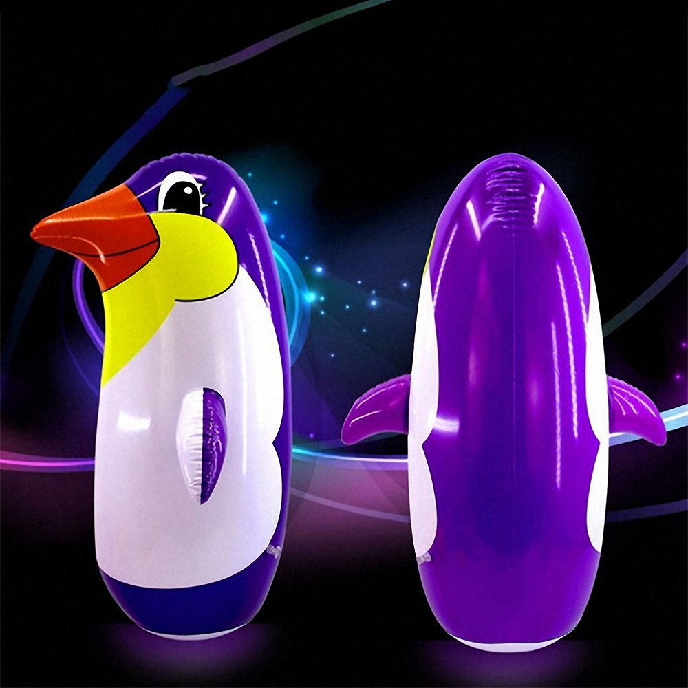 Inflatable Toys 36cm Penguin Children Swimming Pool Beach Party Decor Toy Outdoor Supplies Water Inflated PVC Animal Balloons