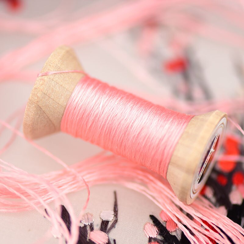 Red thread /20 meters silk thread/decorative hand embroidery/mini spool/embroidery line: 2