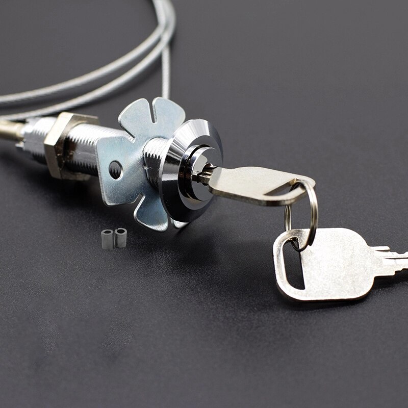 Rolling shutter garage door Emergency lock release key with two keys Remote control electric garage Universal copper lock core