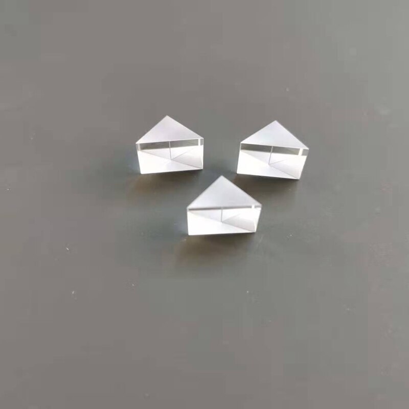 Prism 10* 10 * 12 MM Right Angle Optical Grade Glass Element Total Reflection Rhombus Lens Processing Customization