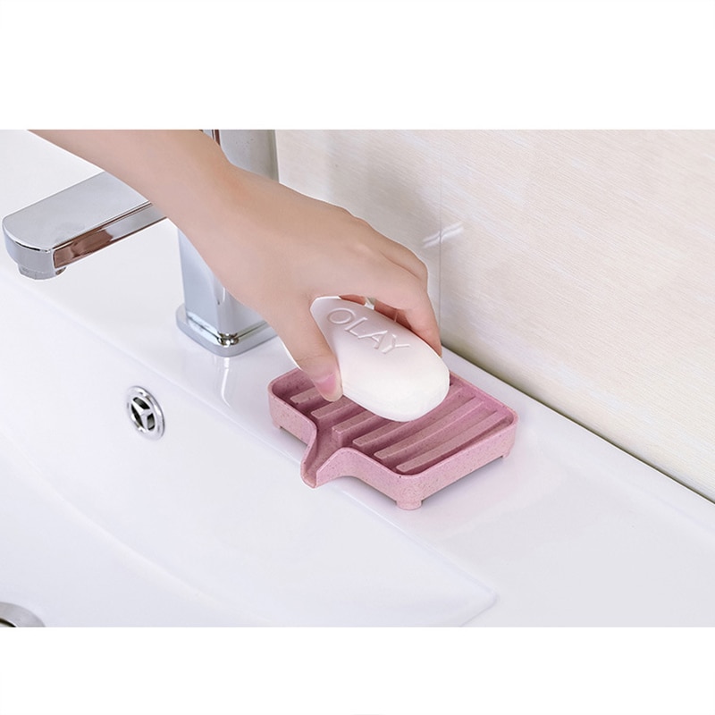 Bathroom Draining Soap Box Drainage Soap Dish Storage Box Kitchen Soap Dish Tub Sponge Storage Cup Rack Soap Holder Draining Set
