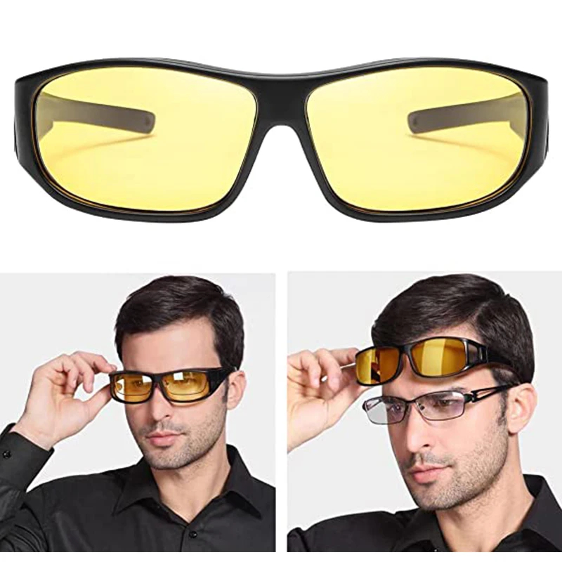 Auto Nachtzicht Rijbril Anti-Glare Motor Fiets Bestuurdersbril UV-bescherming Zonnebril Brillen Auto-accessoires