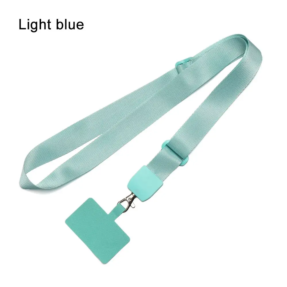 Neck Strap Lanyard for Mobile Phone Rope Anti-lost Keys Mobile Phone Straps Holder Neck Strap Hang Rope Lanyard Patch Card: Pink