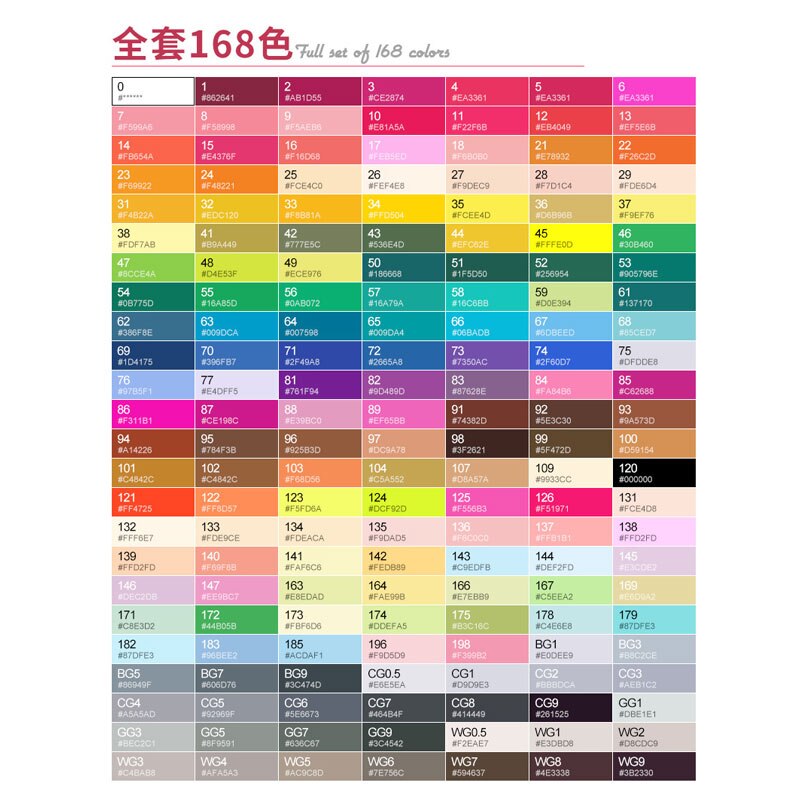 TOUCHNEW-Conjunto de rotuladores de doble punta, set de 30/40/60/80/168 colores, rotuladores permanentes de alcohol para dibujo artístico