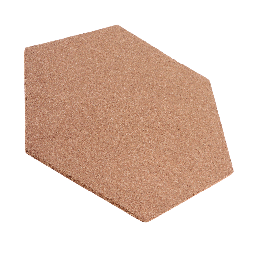 1 stück Hexagon Kork Blatt Kork Bord Selbstklebende Verwendet Für Isolierung matt, Handwerk Zubehör, Kunst Handwerk