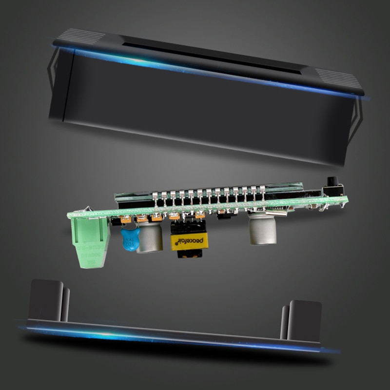 6 In1 Multifunctional Single Phase Digital Panel Ampermeter Volt Watt Kwh Power Factor Meter With Split CT Backlight LCD Screen