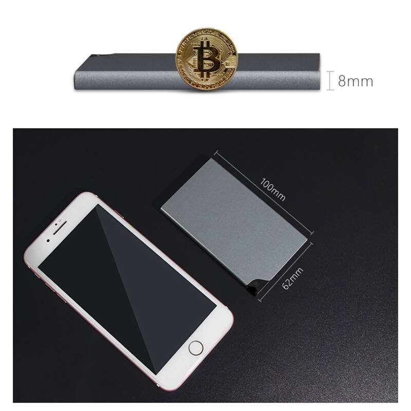 SEEKRID Automatic Aluminium ID Credit Card Holder Cardholders for Men Women