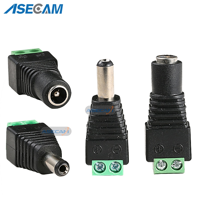 thumbnail image 2 of 10-Pack 5.5mm X 2.1mm DC Power Plug Male Jack Connectors - For CCTV Cameras, Security Systems, Adapters 2 of 14