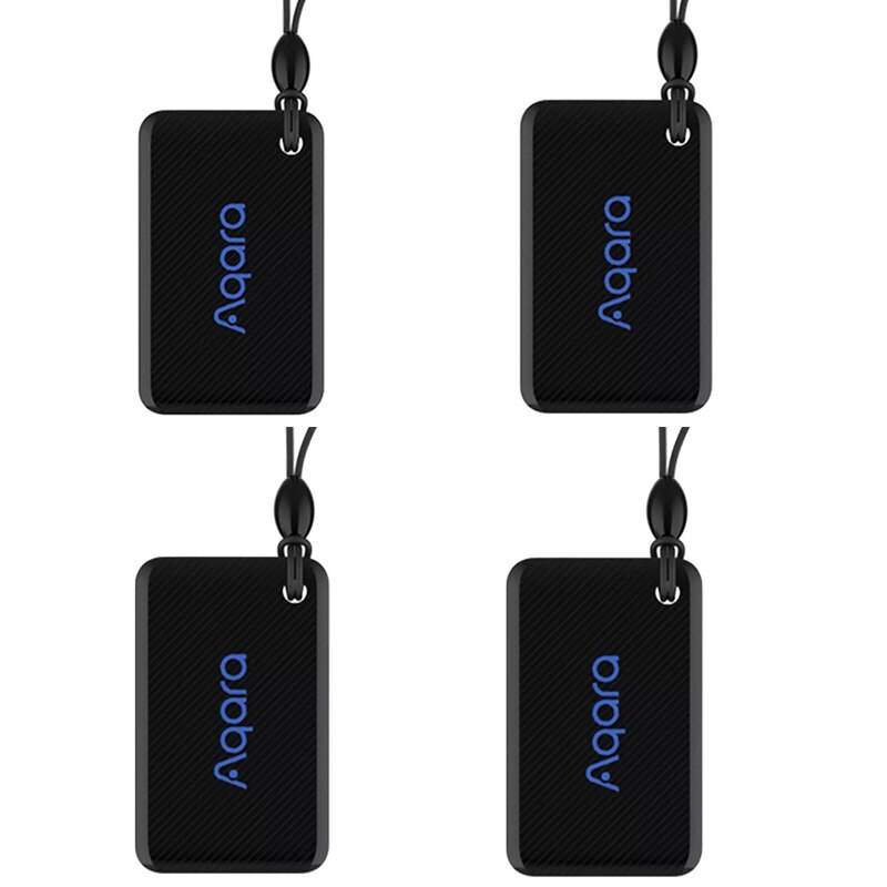 Aqara smart dørlås nfc-kortstøtte aqara smart dørlås  n100/n200/p100- serie appkontroll eal 5+ - chip for hjemmesikkerhet: 4 stk