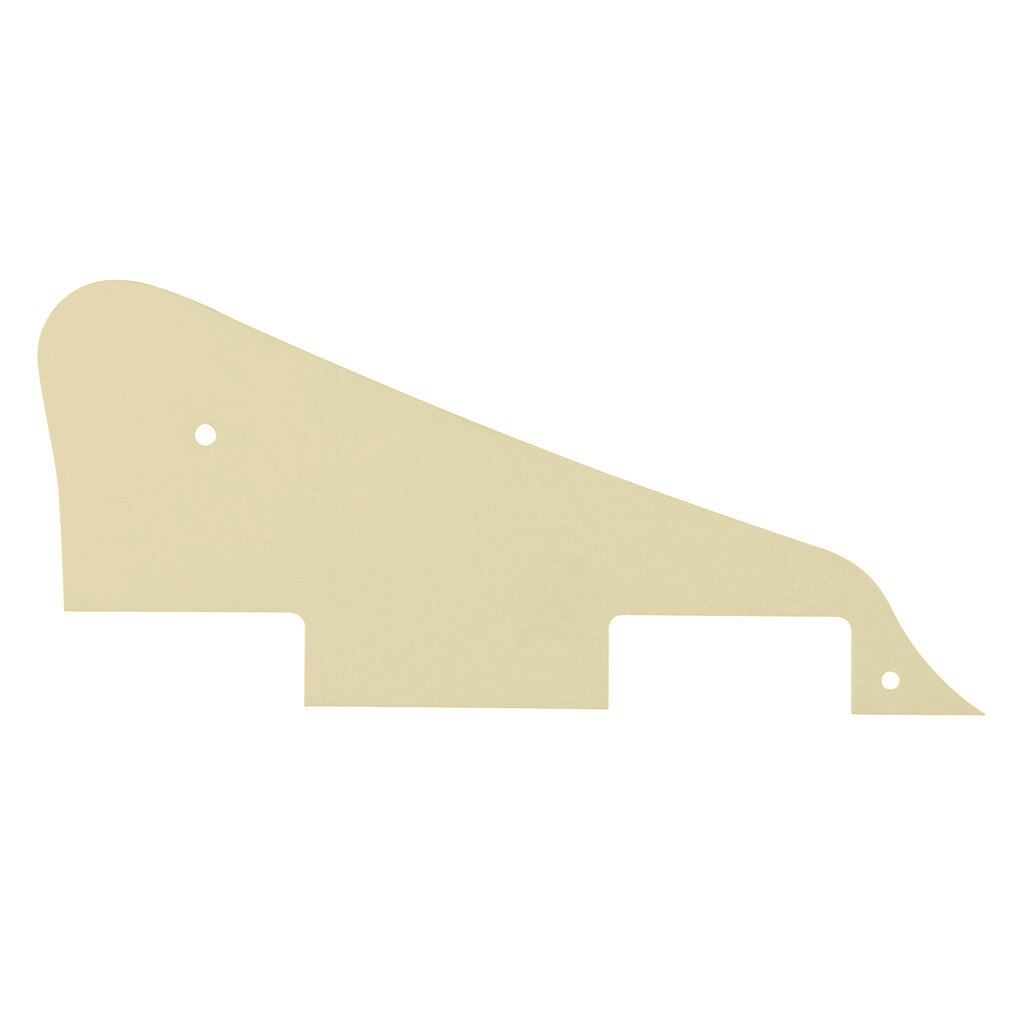 1Ply Cream Electric Guitar Pickguard Pick Guard Scratch Plate with Gold Bracket for LP Style Guitar Parts