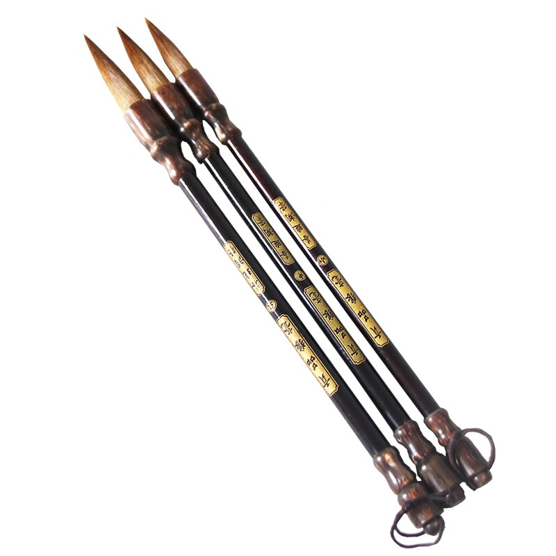 6/9/12/16 Pz Capelli di Lupo Calligrafia Cinese Pennello Pratica di Ptura Scrivi Pennello Penna Artista Disegno Pennelli per Acquerello Rifornimento di Arte  21