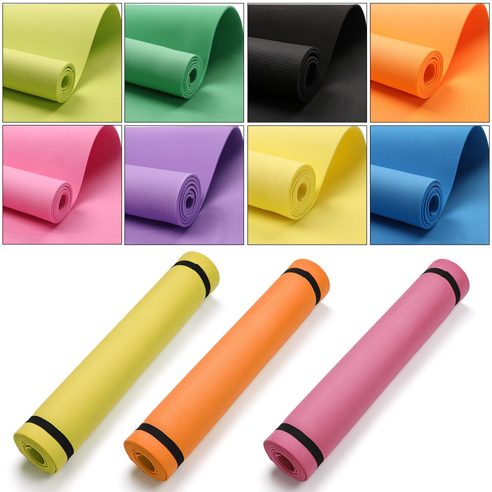 1pc 4mm fargerike myke eva antiskliteppe yogamatter gymnastikk sport helse gå ned i vekt fitness treningsunderlag sport yogamatte