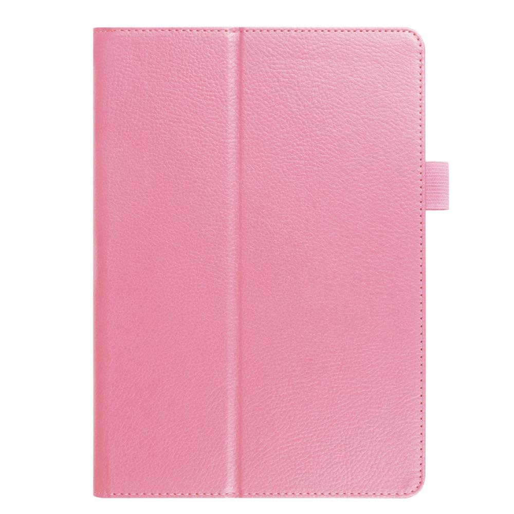 Premium pu leren hoesje voor samsung galaxy tab 3 10.1 gt-p5200 p5210 p5220, slanke hoes voor samsung tab 4 10 sm-t530 t531 t535 hoesje: Roze