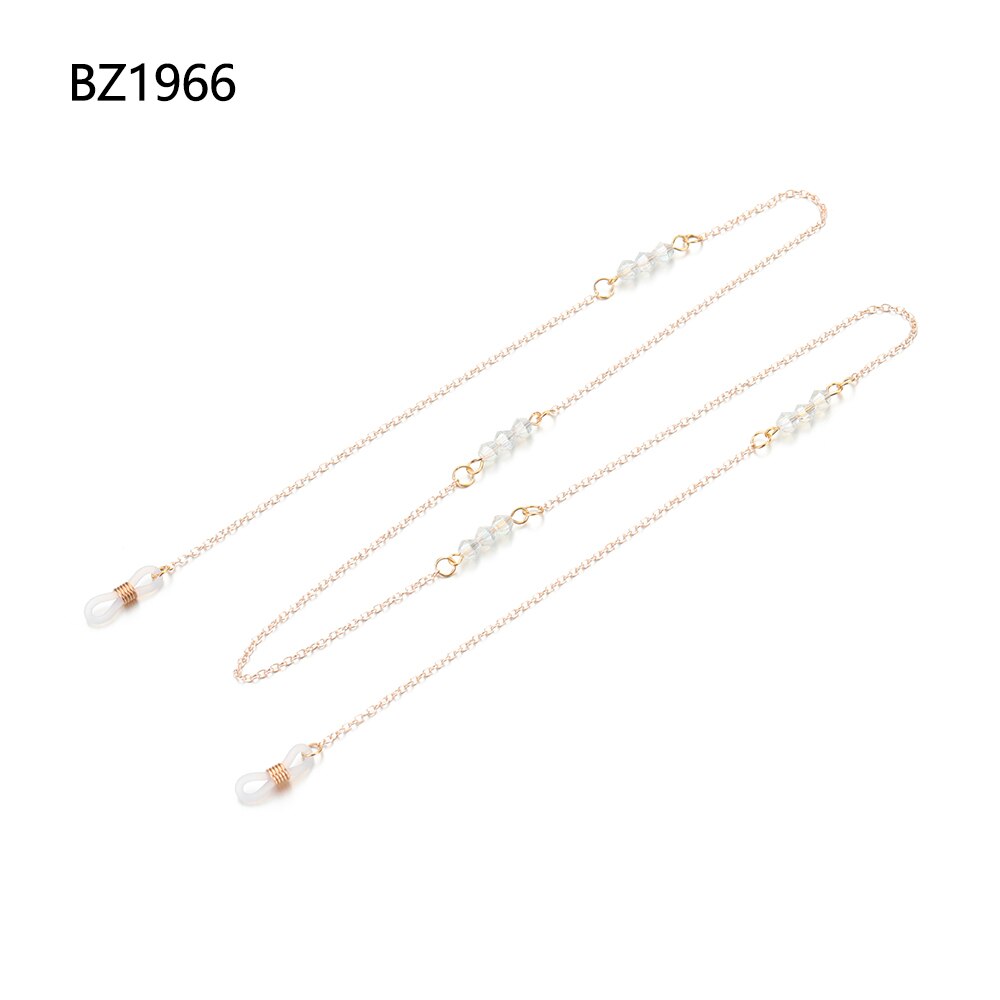 unisexe Anti-perte lunettes lanière perles lunettes de soleil chaînes lunettes de lecture retenue lunettes sangle support cordon collier: BZ1966