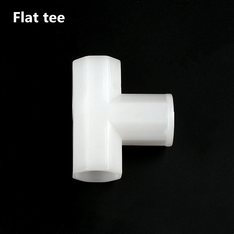 2 uds 9,8/12/13/16/19/20/22/25mm Tee Way cuatro vías codo recto estante armario gancho accesorios tienda jardín riego DIY: Oro / 1/2"
