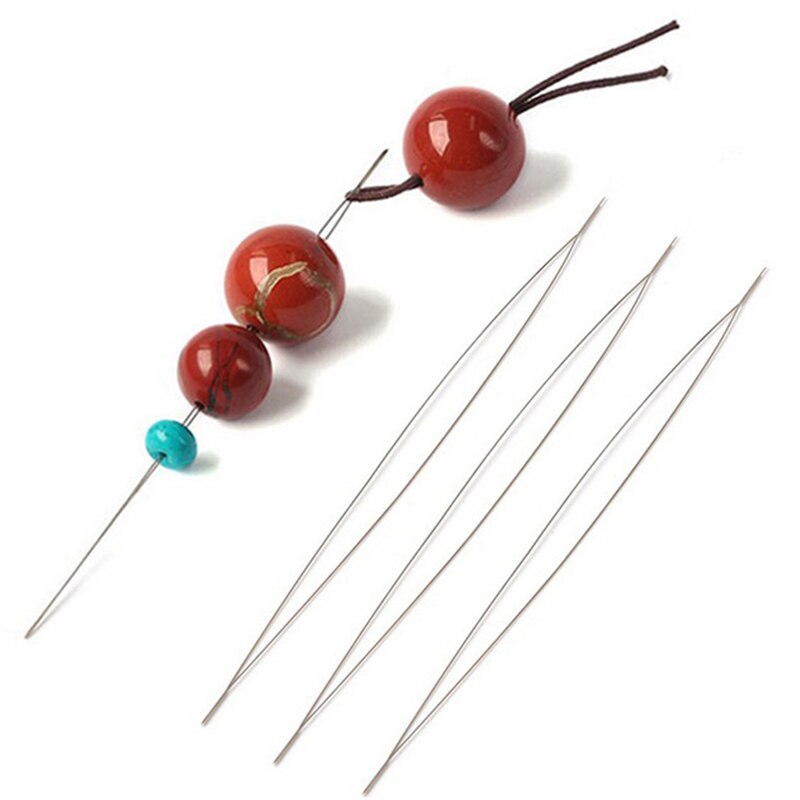 Agujas para hacer cuentas hechas a mano, agujas para abalorios, alfileres, herramientas, accesorios de joyería