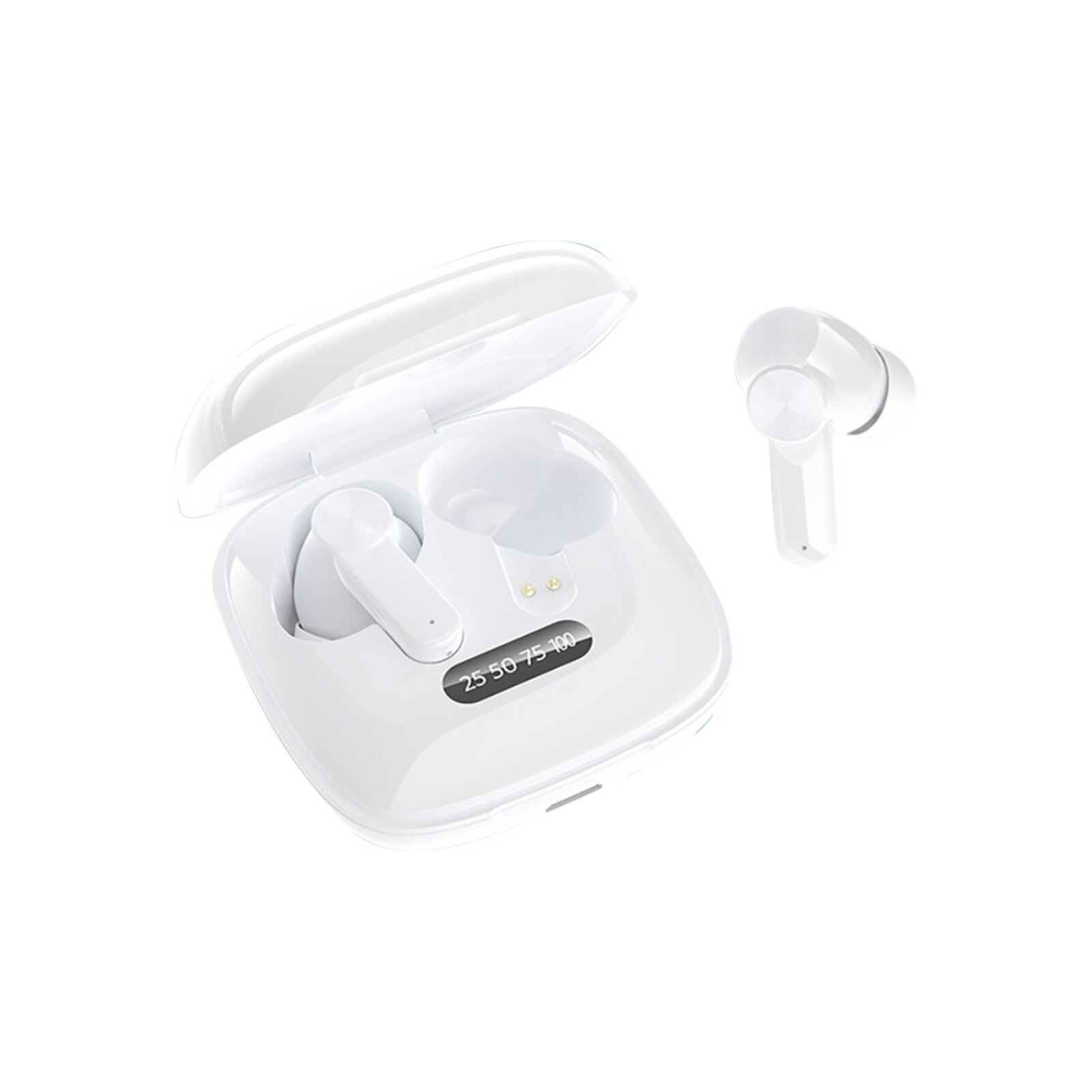 Bluetooth Draadloze Hoofdtelefoon Met Mic Sport Waterdichte Digitale Display Bluetooth Oortelefoon Touch Control Draadloze Headsets 26
