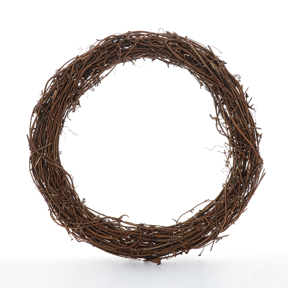 1 stücke Hochzeit Dekoration 8-40cm Heimat Party Hochzeit Kränze Dekoration Girlande Material Rattan Kranz DIY Kranz Party